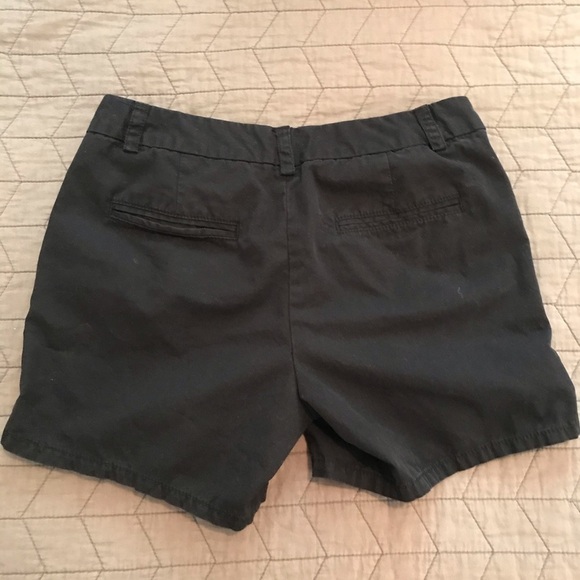 Gap Aubrey Cotton Black Summer Shorts - Size 4 - Picture 2 of 4